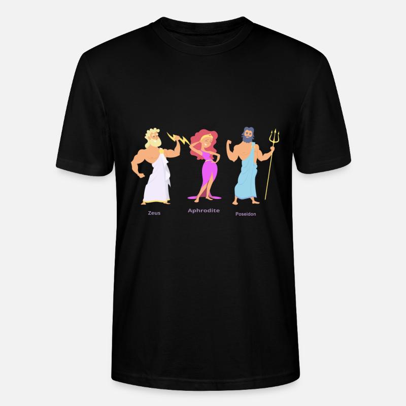 ZEUS APHRODITE POSEIDON - Stanley/Stella Unisex Bio-T-Shirt CRAFTER - Schwarz