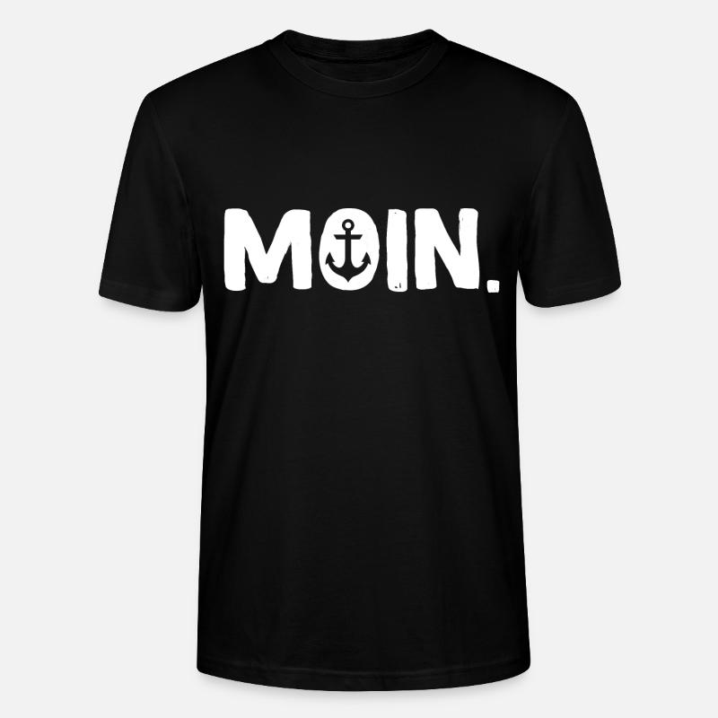 Moin Moin Hamburg Hamburger - Stanley/Stella Unisex Bio-T-Shirt CRAFTER - Schwarz