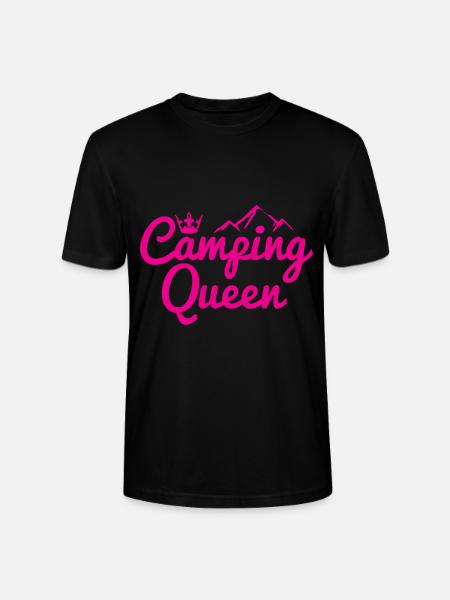Camping Queen Krone Berg - Stanley/Stella CRAFTER Unisex Organic T-Shirt - black