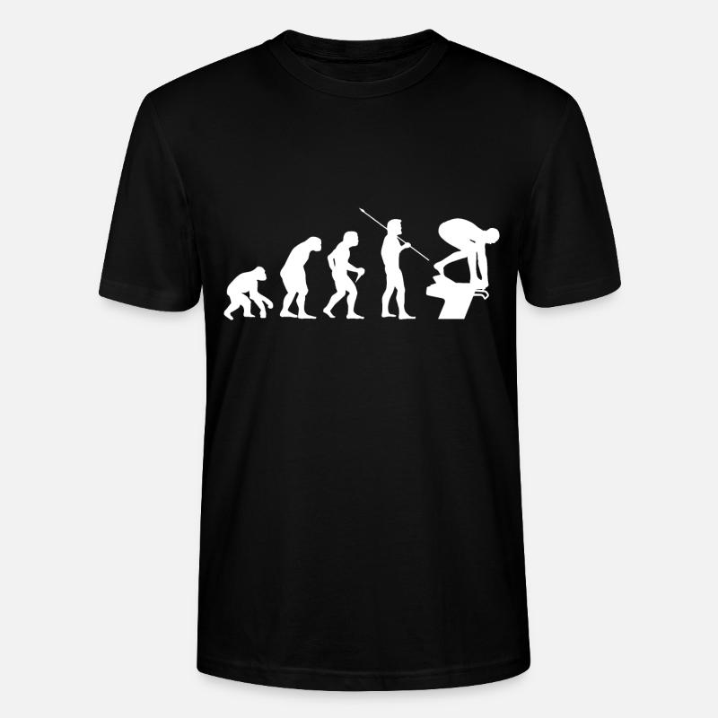 Compétition de nageurs - T-shirt bio CRAFTER Stanley Stella Unisexe - noir