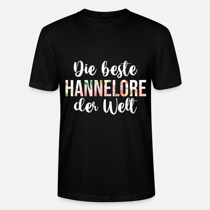 Hannelore - Stanley/Stella Unisex Bio-T-Shirt CRAFTER - Schwarz