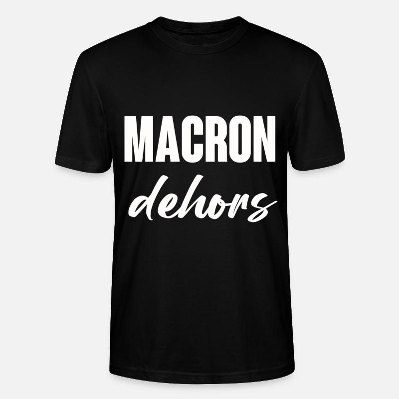 Macron raus - Stanley/Stella Unisex Bio-T-Shirt CRAFTER - Schwarz