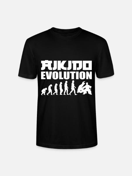 Aikido Evolution Aikido-Lehrer - Stanley/Stella Unisex Bio-T-Shirt CRAFTER - Schwarz