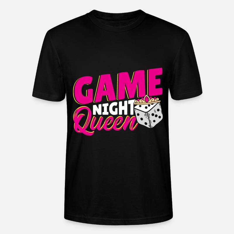 Brettspiele Spielbrett Geschenk - Stanley/Stella Unisex Bio-T-Shirt CRAFTER - Schwarz