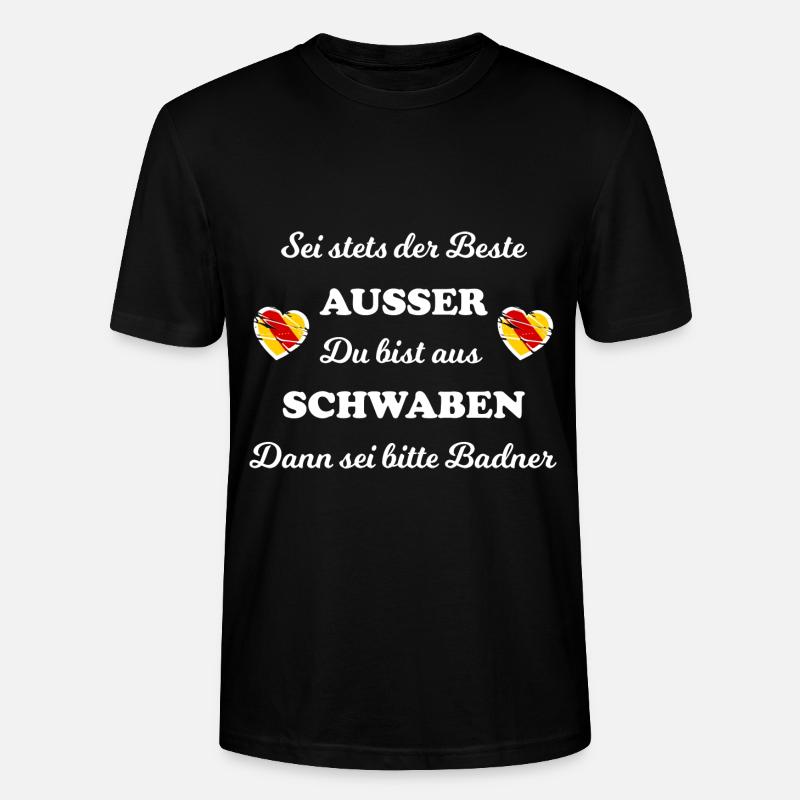 Die Schwaben und Badner - Stanley/Stella Unisex Bio-T-Shirt CRAFTER - Schwarz