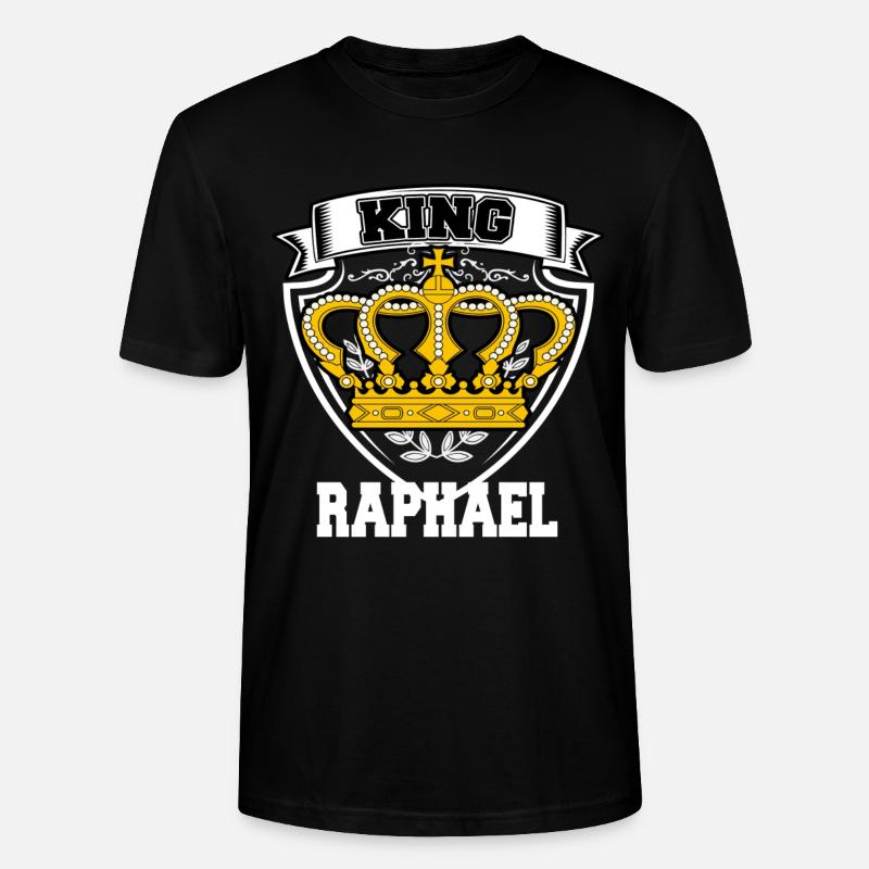 König RAPHAEL - T-shirt bio CRAFTER Stanley Stella Unisexe - noir