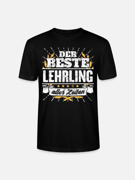 Bester Lehrling Spruch Geschenk Shirt - Stanley/Stella Unisex Bio-T-Shirt CRAFTER - Schwarz