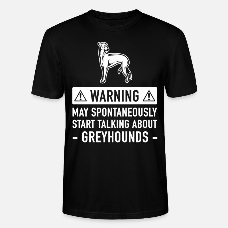 Lustige Windhund-Geschenk-Idee - Stanley/Stella Unisex Bio-T-Shirt CRAFTER - Schwarz
