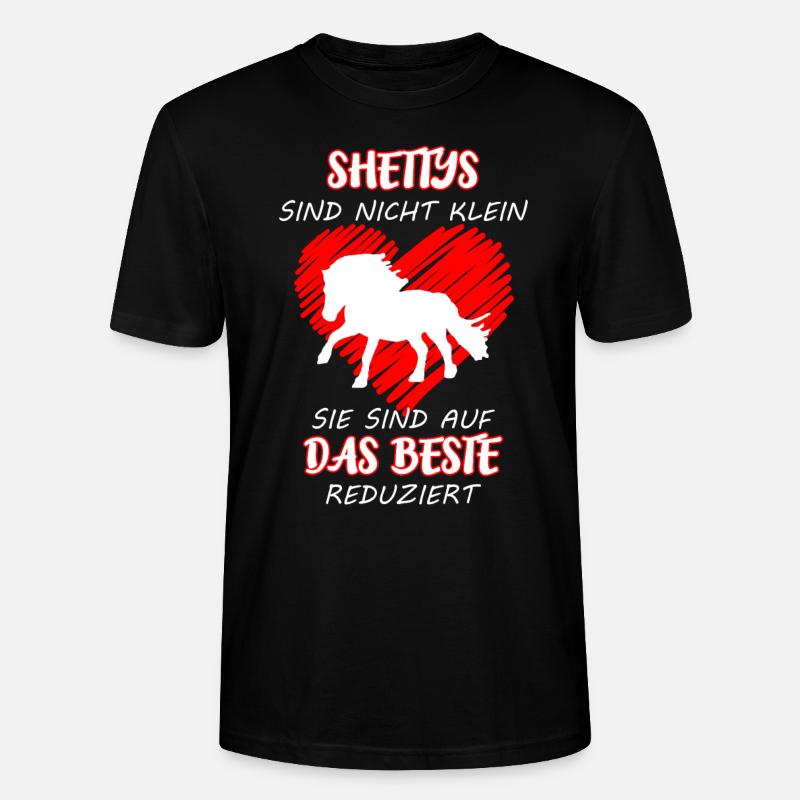 Shettys sind nicht klein - Stanley/Stella Unisex Bio-T-Shirt CRAFTER - Schwarz