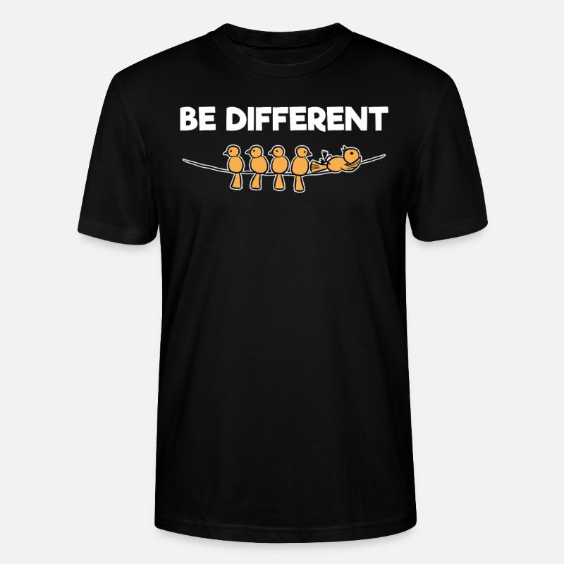 Be Different - Stanley/Stella Unisex Bio-T-Shirt CRAFTER - Schwarz