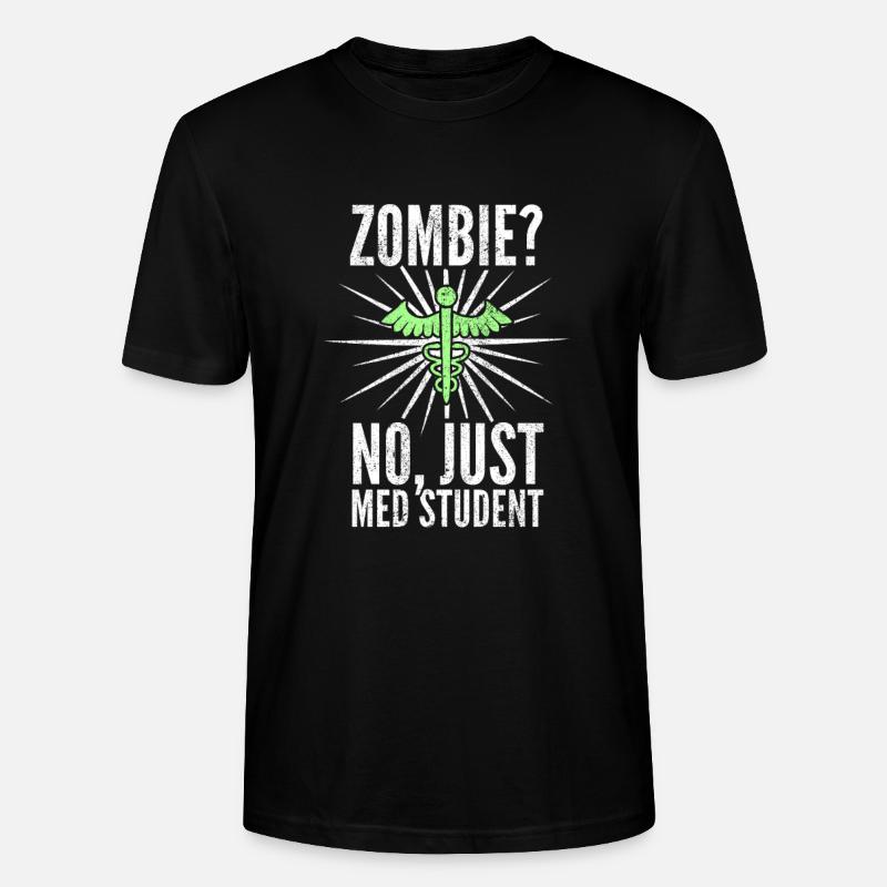 Medizinstudent Lustig Geschenk - Stanley/Stella Unisex Bio-T-Shirt CRAFTER - Schwarz