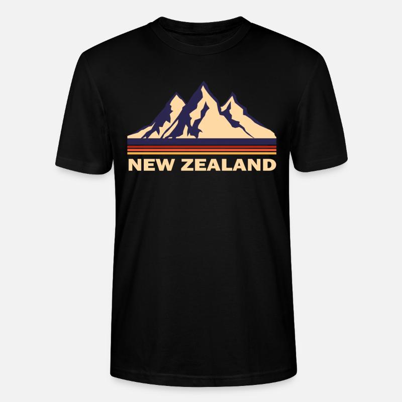 Neuseeland - Stanley/Stella Unisex Bio-T-Shirt CRAFTER - Schwarz