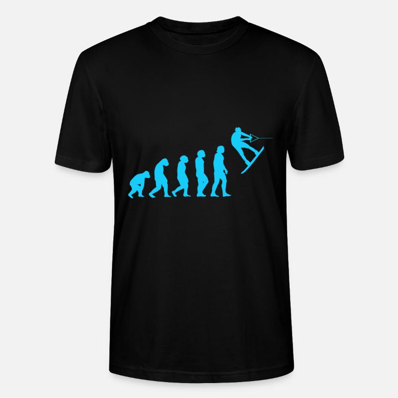 Evolution wakeboard - Stanley/Stella CRAFTER Unisex Organic T-Shirt - black