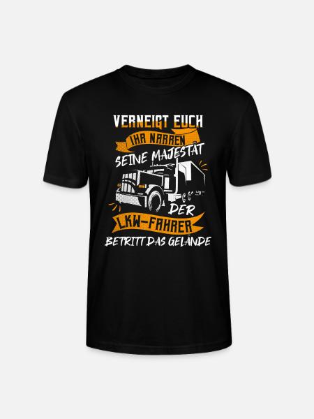 LKW Fernfahrer Trucker - Stanley/Stella Unisex Bio-T-Shirt CRAFTER - Schwarz