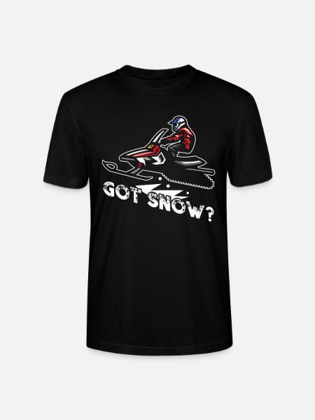 Snowmobile, snowmobile, got snow - Stanley/Stella CRAFTER Unisex Organic T-Shirt - black