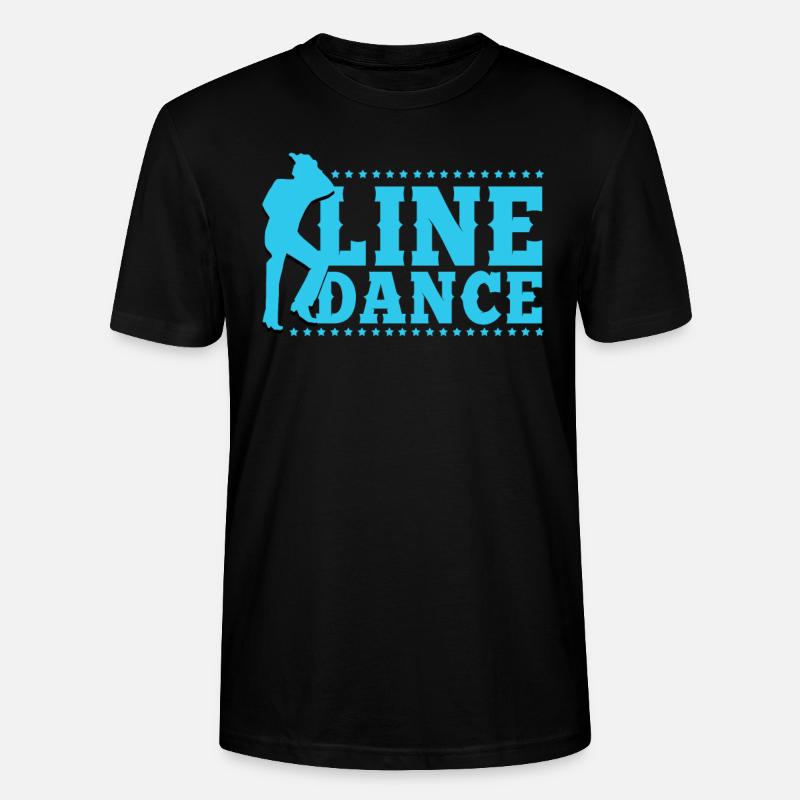 Linedance, Line dancing Linedancer - Stanley/Stella Unisex Bio-T-Shirt CRAFTER - Schwarz