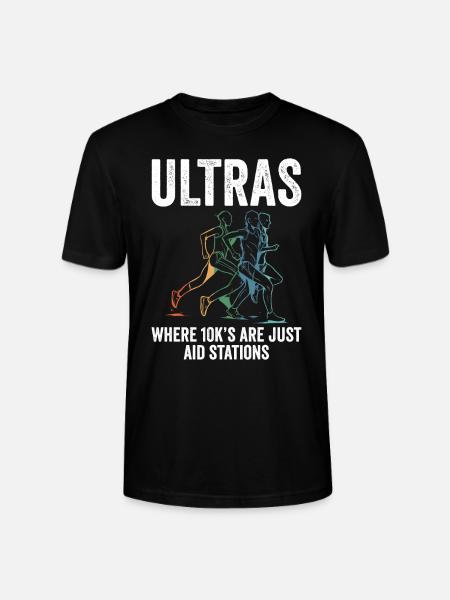 Geschenk für Ultra-Marathon-Läufer - Stanley/Stella Unisex Bio-T-Shirt CRAFTER - Schwarz