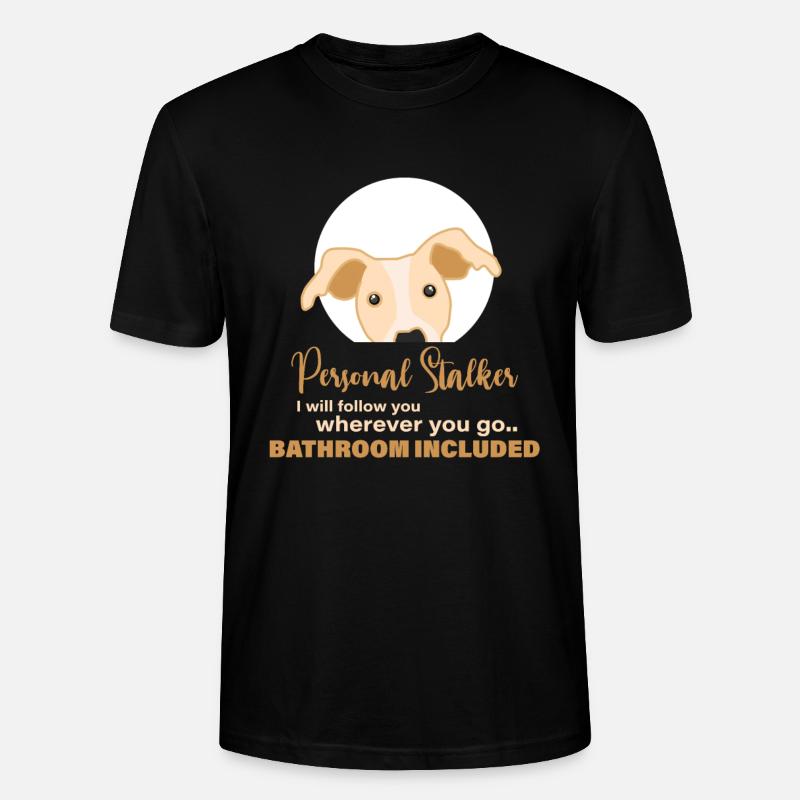 Windhund, Hunderasse, whippet - Stanley/Stella Unisex Bio-T-Shirt CRAFTER - Schwarz