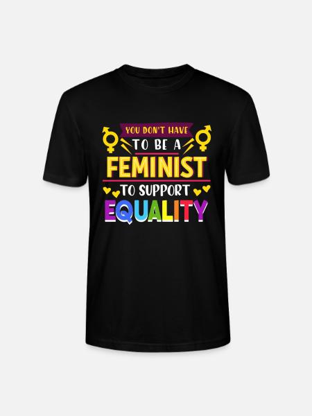 feminist - Stanley/Stella CRAFTER Unisex Organic T-Shirt - black