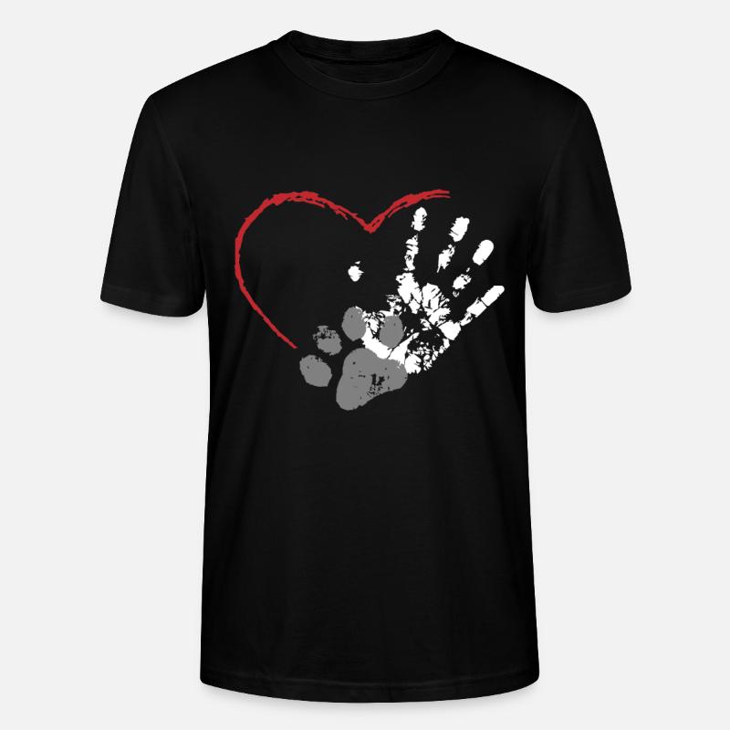 Propriétaires de chiens - T-shirt bio CRAFTER Stanley Stella Unisexe - noir