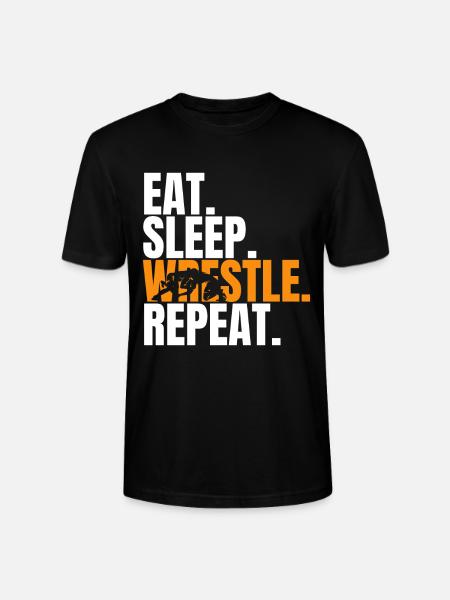 Gift idea for wrestlers - Stanley/Stella CRAFTER Unisex Organic T-Shirt - black