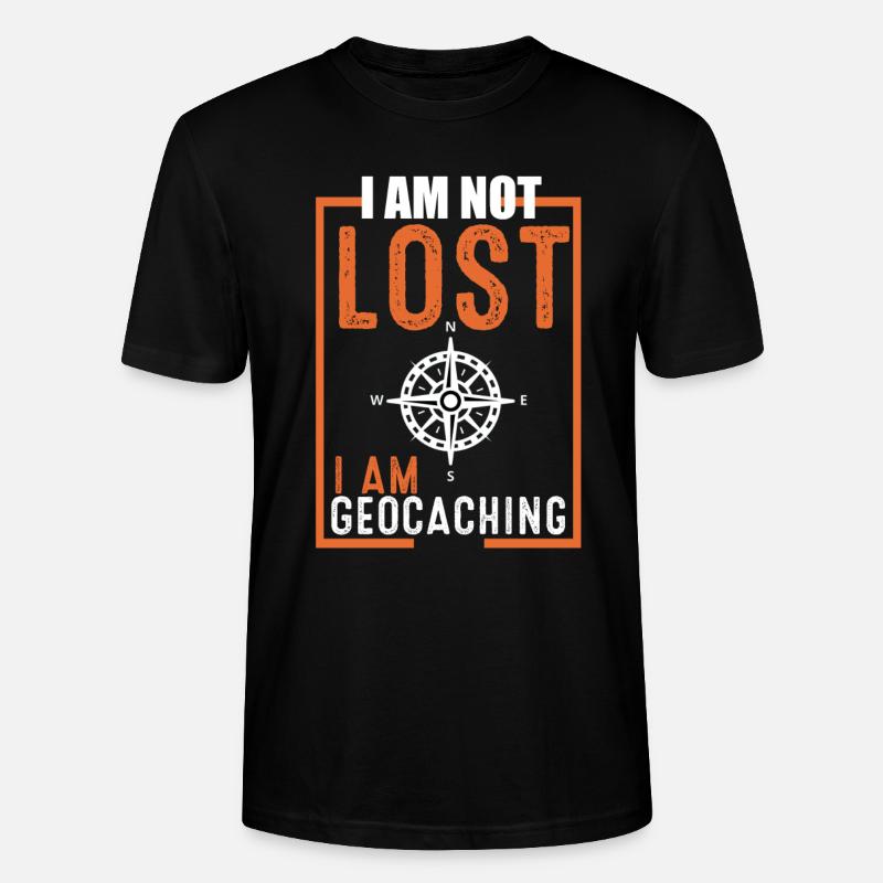 Geocache - Stanley/Stella Unisex Bio-T-Shirt CRAFTER - Schwarz
