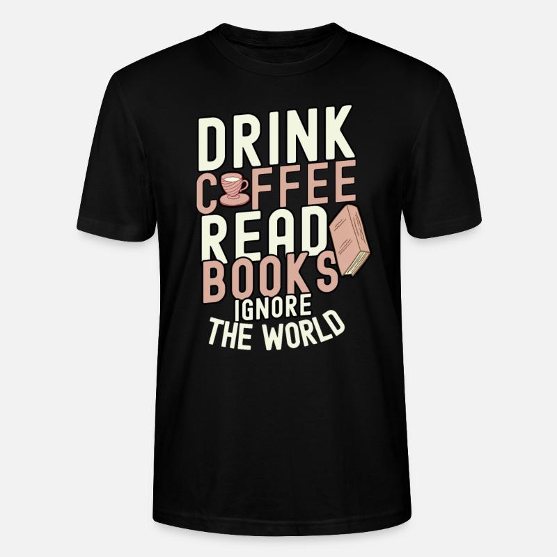 buch - Stanley/Stella Unisex Bio-T-Shirt CRAFTER - Schwarz