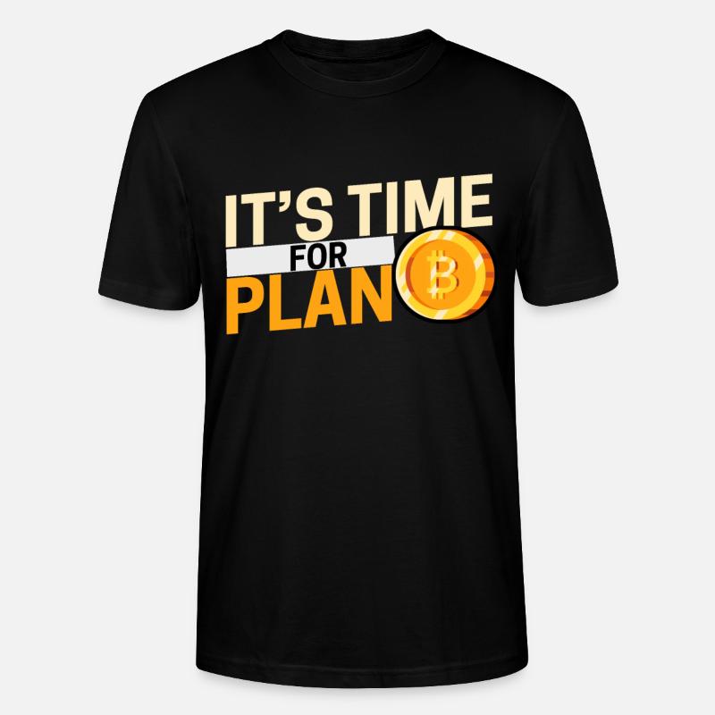 bitcoin - Stanley/Stella Unisex Bio-T-Shirt CRAFTER - Schwarz
