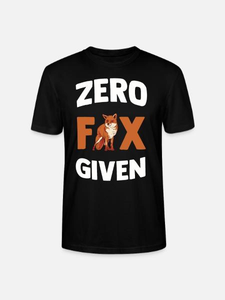 Fox - Stanley/Stella CRAFTER Unisex Organic T-Shirt - black