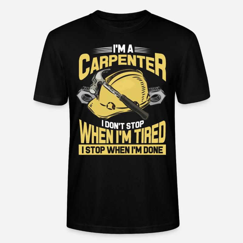 Tømrer tømrer tømrer - Stanley Stella CRAFTER unisex økologisk-T-shirt - sort