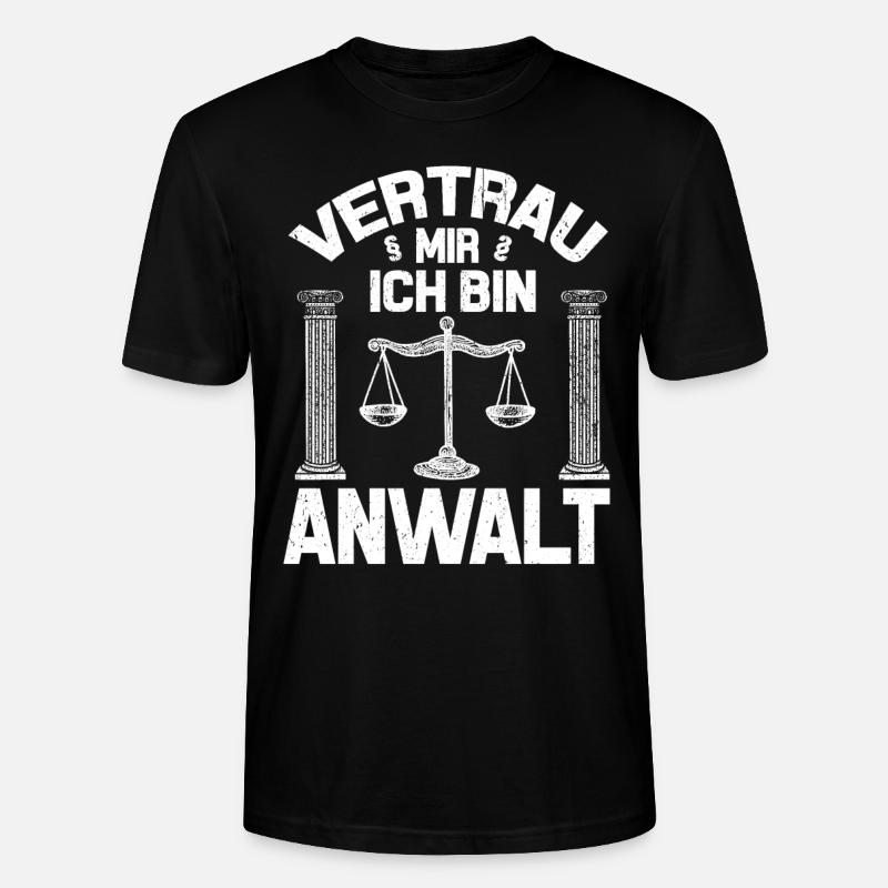 Anwalt - Stanley/Stella Unisex Bio-T-Shirt CRAFTER - Schwarz