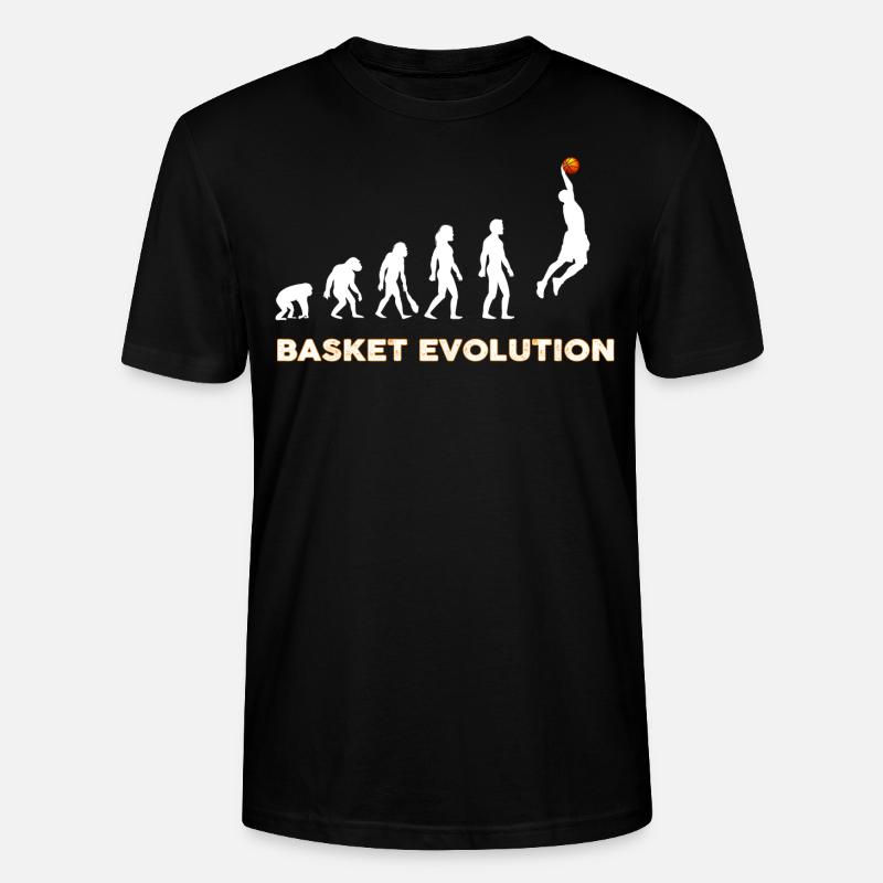 Basket evolution Dunk - T-shirt bio CRAFTER Stanley Stella Unisexe - noir