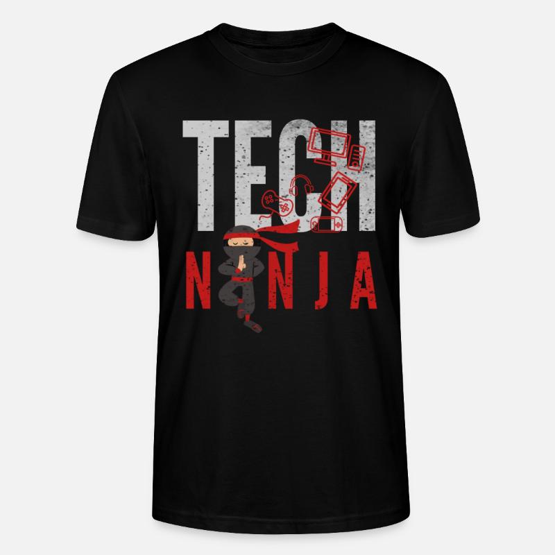 tech, tech analyst, programmer, - Stanley/Stella CRAFTER Unisex Organic T-Shirt - black