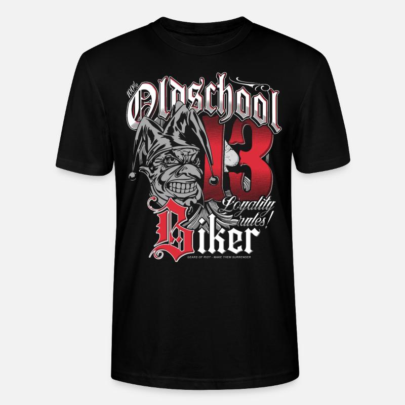 Oldschool - Loyality Rules - Stanley/Stella Unisex Bio-T-Shirt CRAFTER - Schwarz