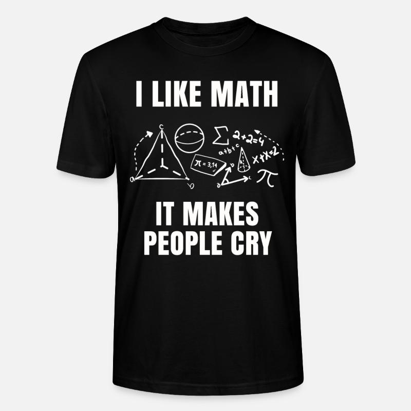 Mathe - Stanley/Stella Unisex Bio-T-Shirt CRAFTER - Schwarz