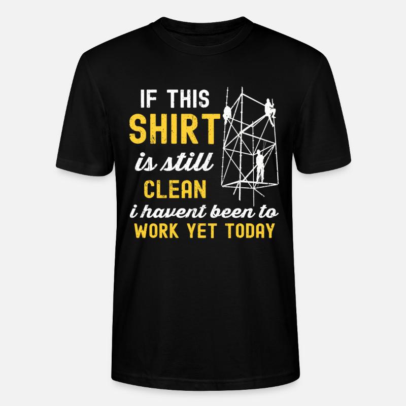 Constructeurs d’échafaudages - T-shirt bio CRAFTER Stanley Stella Unisexe - noir