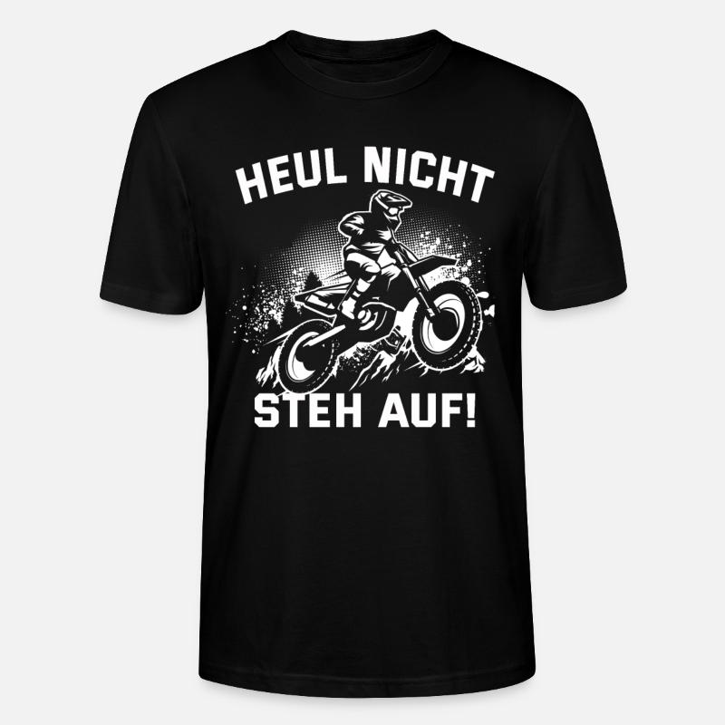 Motocross - Stanley/Stella Unisex Bio-T-Shirt CRAFTER - Schwarz