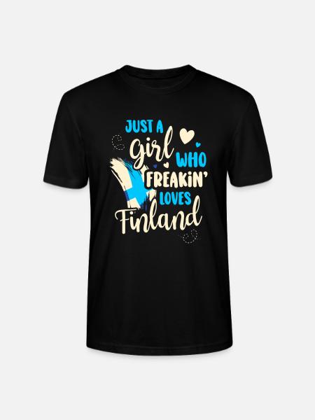 Finlande - T-shirt bio CRAFTER Stanley Stella Unisexe - noir