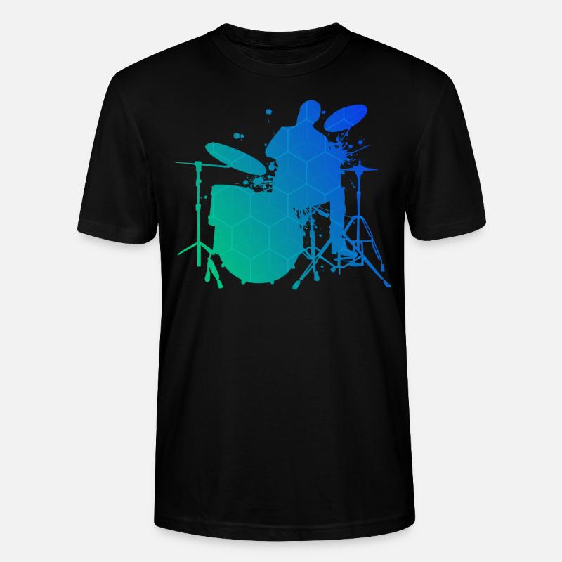Drummer Drummer Ladies Drummer - T-shirt bio CRAFTER Stanley Stella Unisexe - noir