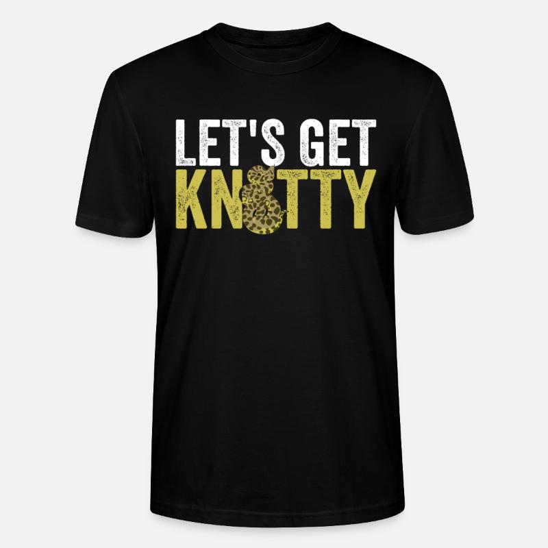 Königspython Bananenkugel Python - Stanley/Stella Unisex Bio-T-Shirt CRAFTER - Schwarz
