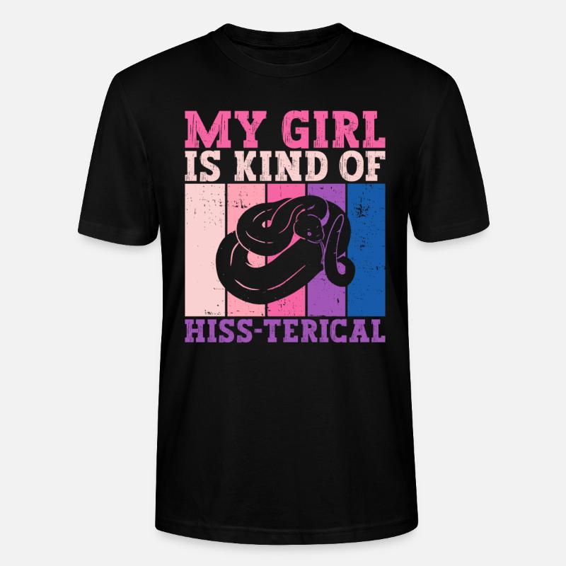 Königspython Schlange Banana Ball Python - T-shirt bio CRAFTER Stanley Stella Unisexe - noir