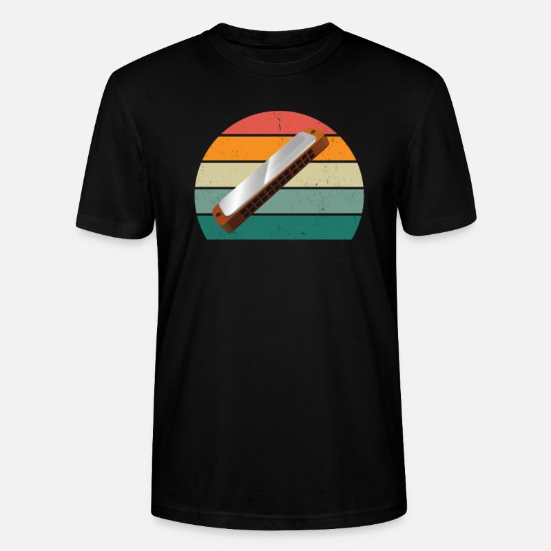 Harmonica Harmonica player Harmonicas - Stanley/Stella CRAFTER Unisex Organic T-Shirt - black