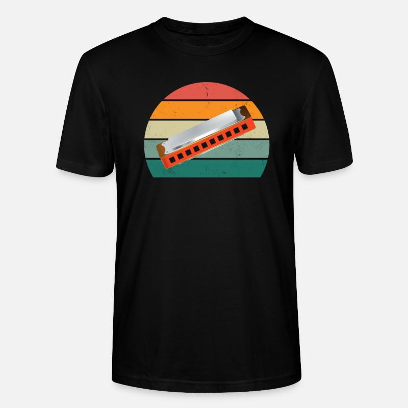 Harmonica Harmonica player Harmonicas - Stanley/Stella CRAFTER Unisex Organic T-Shirt - black
