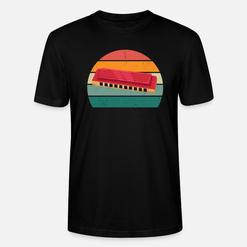 Harmonica Harmonica player Harmonicas - Stanley/Stella CRAFTER Unisex Organic T-Shirt - black