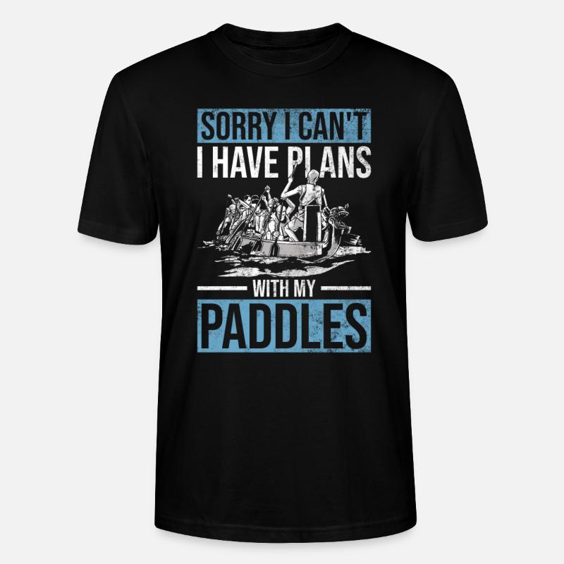 Drachenboot Paddeln Und Drachenboot - Stanley/Stella CRAFTER Unisex Organic T-Shirt - black