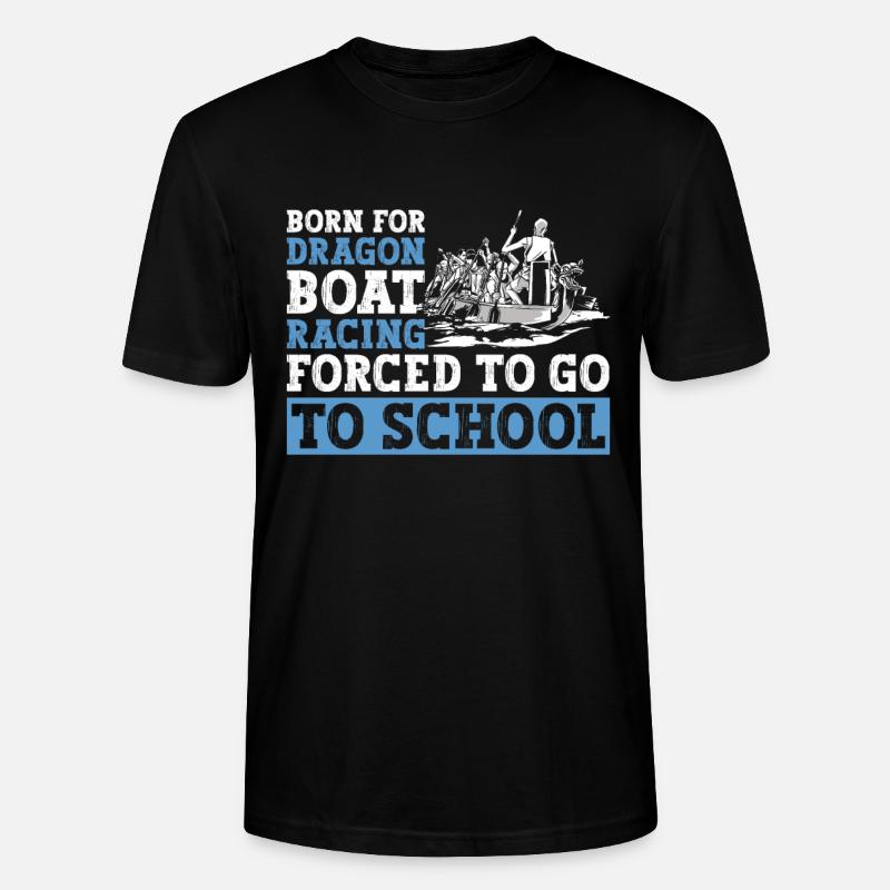 Drachen Boot Rennen Drachenboot - Stanley/Stella Unisex Bio-T-Shirt CRAFTER - Schwarz