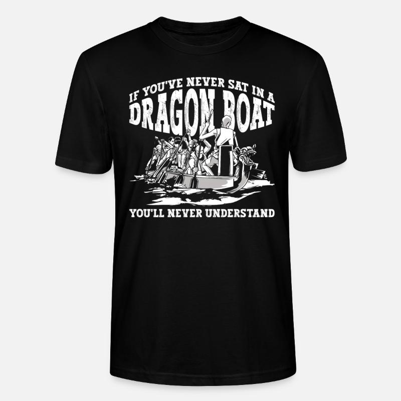 Drachenboot - Stanley/Stella Unisex Bio-T-Shirt CRAFTER - Schwarz