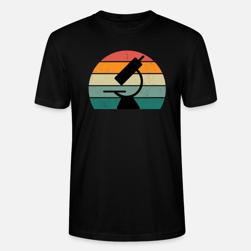 Microscope Tardian Slipper Microbiologie - T-shirt bio CRAFTER Stanley Stella Unisexe - noir