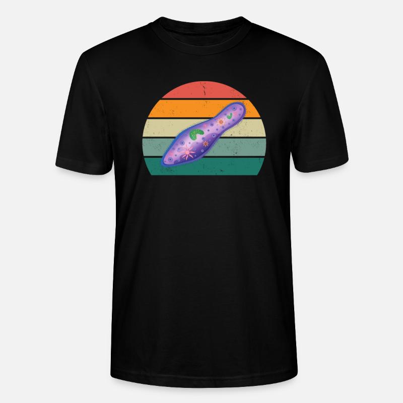 Microscope Tardian Slipper Microbiologie - T-shirt bio CRAFTER Stanley Stella Unisexe - noir