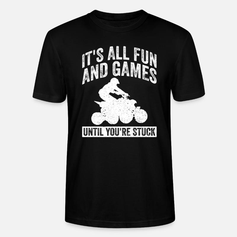Quad Quadfahrer - Stanley/Stella Unisex Bio-T-Shirt CRAFTER - Schwarz